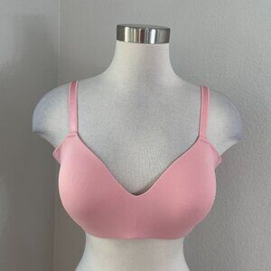 Warners‎ Womens 40C Pink Lightly Lined Adjustable Strap Bra Wireless